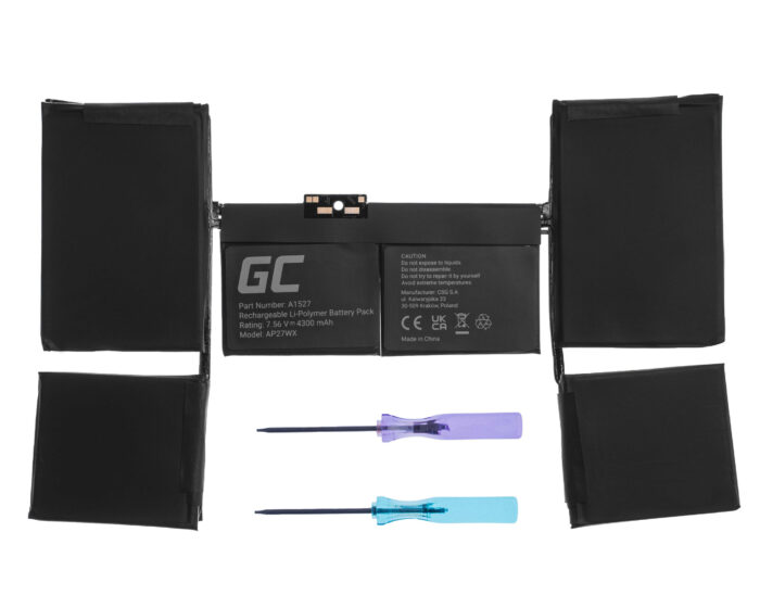 Green Cell Batteri A1527 för Apple MacBook 12 A1534 (Tidig 2015. Tidig 2016. Mitten 2017). - Bild 3