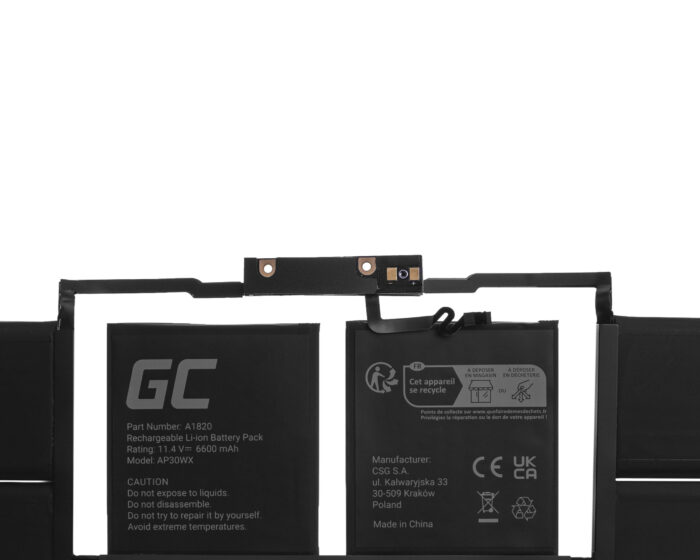Green Cell batteri A1820 för Apple MacBook Pro 15 A1707 (2016. 2017) - Bild 5