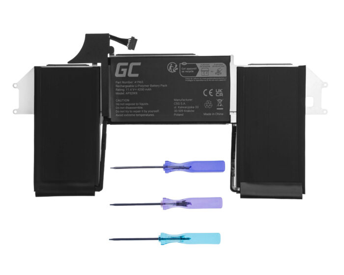 Green Cell batteri A1965 för Apple MacBook Air 13 A1932 A2179 (2018. 2019. 2020). - Bild 3