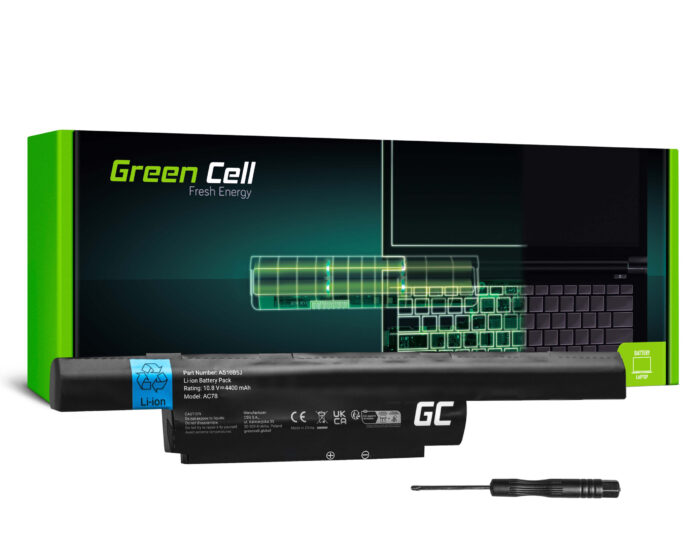 Green Cell batteri AS16B5J AS16B8J för Acer Aspire E15 E5-575 E5-575G F15 F5-573 F5-573G TravelMate P259-M P259-G2-M. - Bild 1