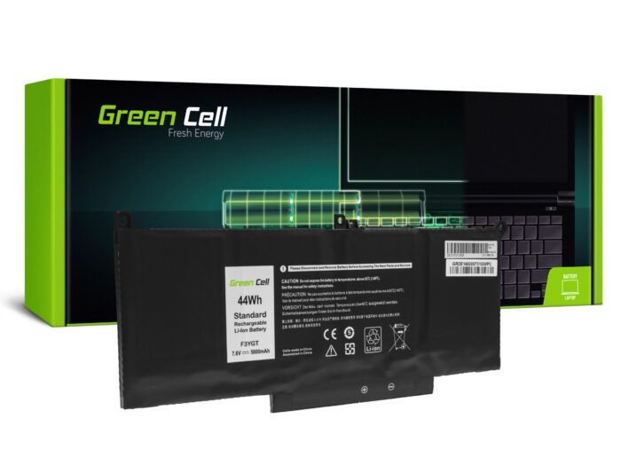 Green Cell batteri F3YGT för Dell Latitude 7280 7290 7380 7390 7480 7490 - Bild 1