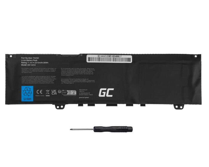 Green Cell batteri F62G0 för Dell Inspiron 13 5370 7370 7373 7380 7386. Dell Vostro 5370 - Bild 3