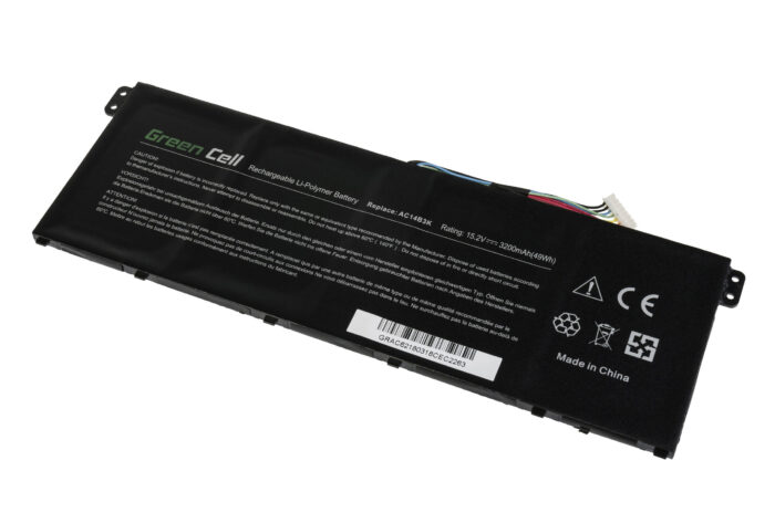 Green Cell batteri AC14B3K AC14B8K för Acer Aspire 5 A515 A517 R15 R5-571T Spin 3 SP315-51 SP513-51 Swift 3 SF314-52. - Bild 5