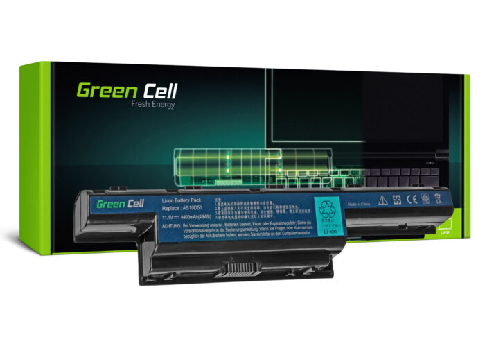 Green Cell batteri AS10D31 AS10D41 AS10D51 AS10D71 för Acer Aspire 5741 5741G 5742 5742G 5750 5750G E1-521 E1-531 E1-571. - Bild 1