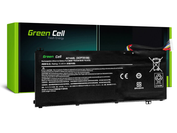 Green Cell batteri AC14A8L AC15B7L för Acer Aspire Nitro V15 VN7-571G VN7-572G VN7-591G VN7-592G och V17 VN7-791G VN7-792G. - Bild 1