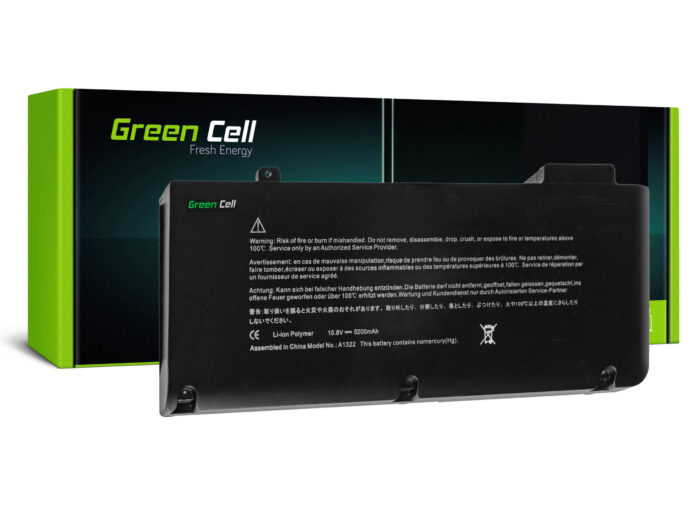 Green Cell Batteri A1322 för Apple MacBook Pro 13 A1278 (Tidigt 2009. Tidigt 2010. Tidigt 2011. Sen 2011. Tidigt 2012) - Bild 1