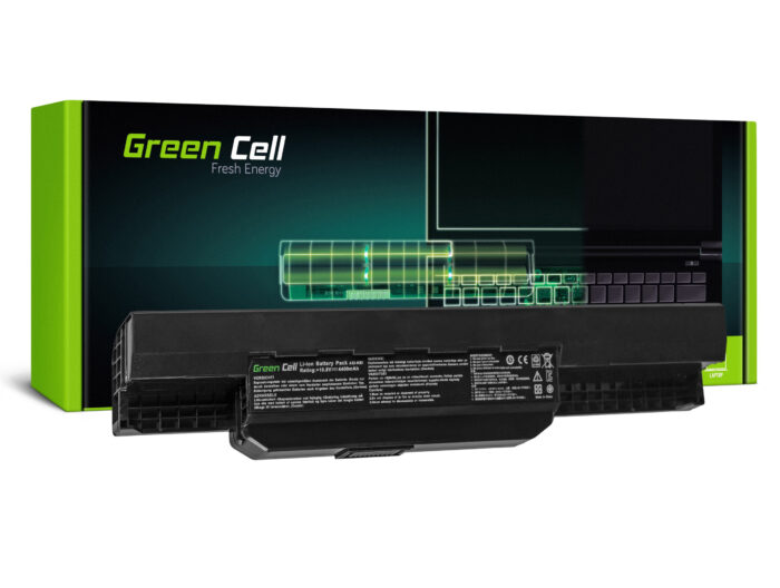 Green Cell batteri A31-K53 A32-K53 A41-K53 A42-K53 för Asus A537 K53 K53E K53S K53SV X53 X53S X53U X54 X54C X54F X54H. - Bild 1