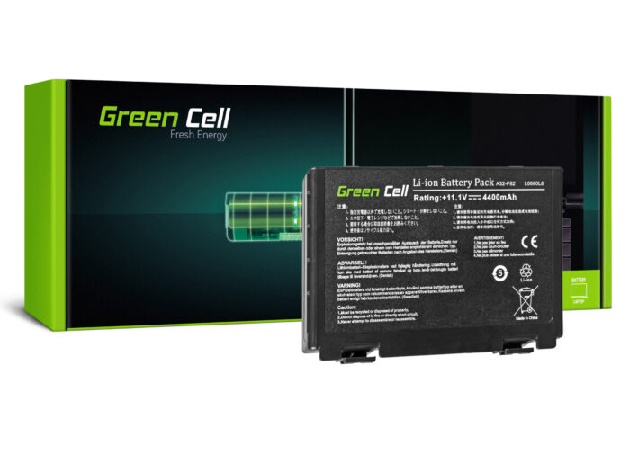 Green Cell batteri A32-F82 A32-F52 L0690L6 för Asus K40iJ K50 K50AB K50C K50IJ K50i K50iN K70 K70IJ K70IO. - Bild 1