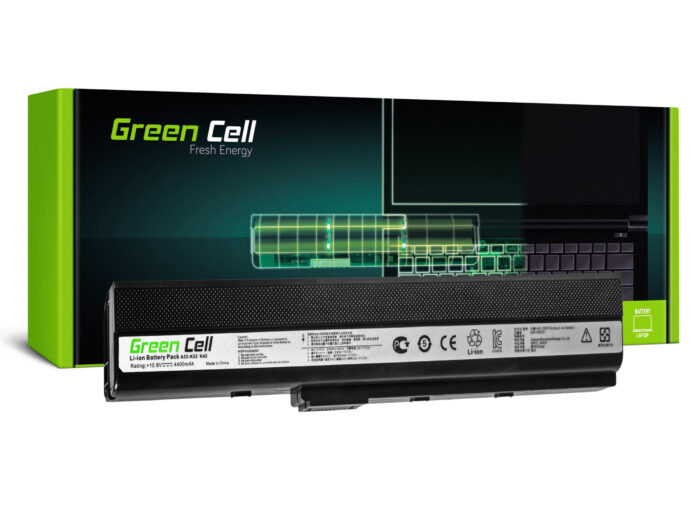 Green Cell batteri A32-K52 A32-K42 för Asus K52 K52J K52F A52 A52F X52J X52 K52JC K52N - Bild 1