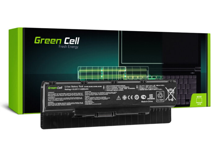Green Cell Batteri A32-N56 för Asus N56 N56D N56DP N56JR N56V N56VJ N56VM N56VZ N76 N76V N76VZ. - Bild 1