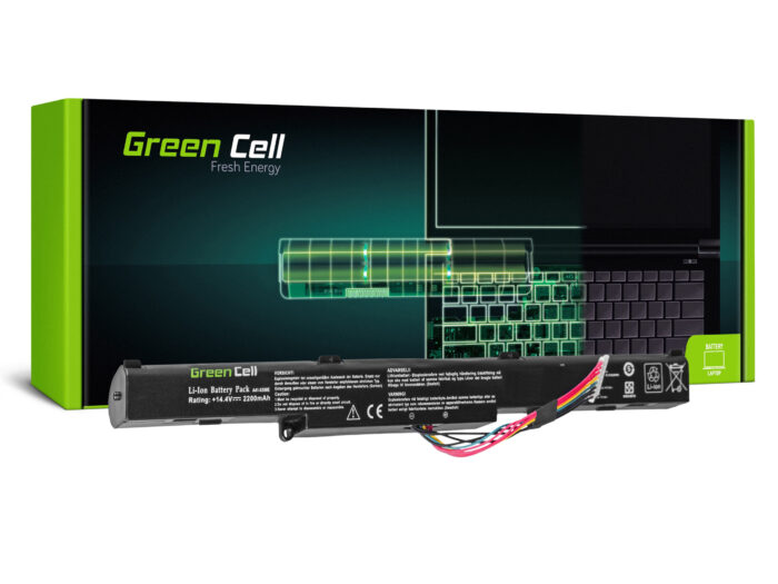 Green Cell Batteri A41-X550E för Asus A450 A550 F550 K550 R510 R510D R510DP X450 X550 X550D. - Bild 1