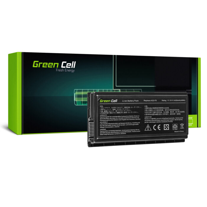 Green Cell batteri A32-F5 A32-X50 för Asus F5 F5GL F5N F5R F5RL F5SL F5V X50 X50N X50R. - Bild 1