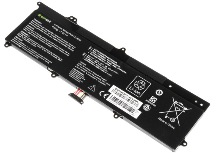 Green Cell batteri C21-X202 för Asus X201E F201E VivoBook F202E Q200E S200E X202E. - Bild 3