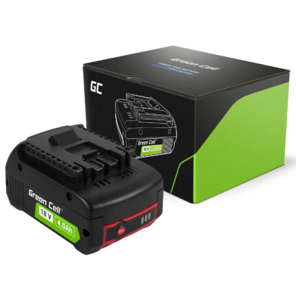 Green Cell batteri för Bosch 18V 4Ah Elektriska verktyg Ersättningsbatteri GBA1600Z00038