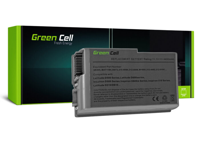 Green Cell batteri C1295 för Dell Latitude D500 D510 D520 D600 D610 - Bild 1
