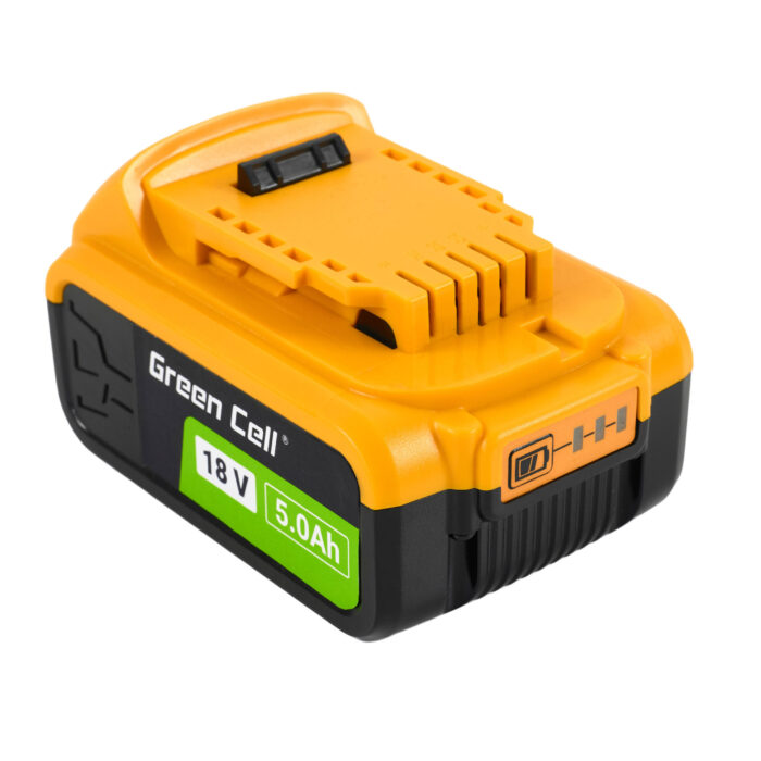 Green Cell batteri för DeWalt XR 18V 5Ah Batteribyte för DCB182 - Bild 2