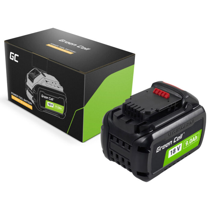 Green Cell batteri för DeWalt XR 18V 9Ah Ersättning för DCB182 DCB184 - Bild 1