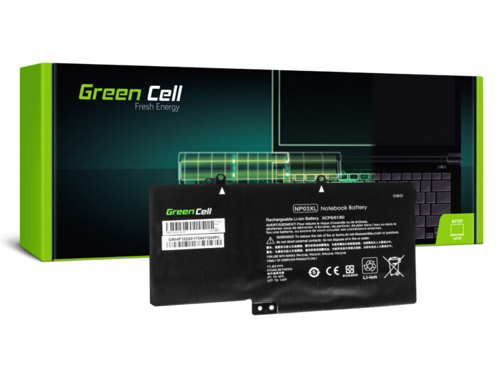 Green Cell batteri NP03XL för HP Envy x360 15-U Pavilion x360 13-A 13-B - Bild 1