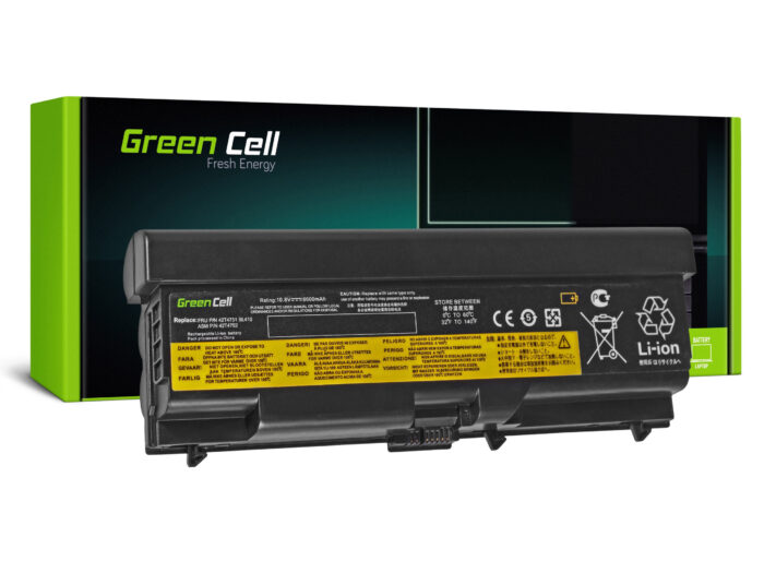 Green Cell batteri 42T4795 för Lenovo ThinkPad T410 T420 T510 T520 W510 SL410. Edge 14. - Bild 1