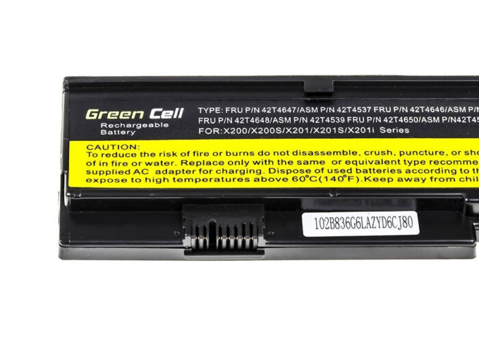 Green Cell Batteri 42T4650 för Lenovo ThinkPad X200 X201 X200s X201i - Bild 4