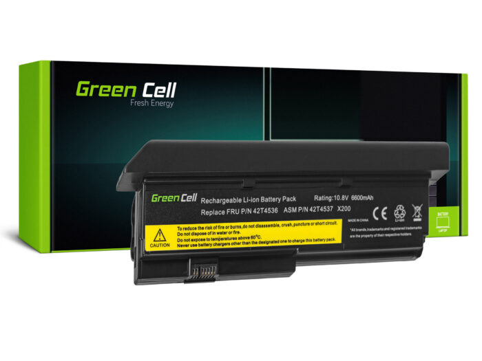 Green Cell batteri 42T4650 för Lenovo ThinkPad X200 X201 X200s X201i. - Bild 1