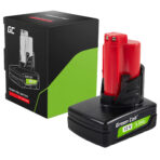 Green Cell batteri för Milwaukee M12 12V 6Ah Ersättningsbatteri M12 B6 4932451395