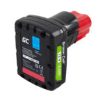 Green Cell batteri för Milwaukee M12 12V 6Ah Ersättningsbatteri M12 B6 4932451395 - Bild 3