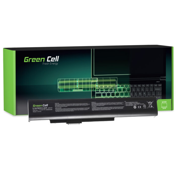 Green Cell Batteri A32-A15 för MSI CR640 CX640. Medion Akoya E6221 E7220 E7222 P6634 P6815. Fujitsu LifeBook N532 NH532. - Bild 1
