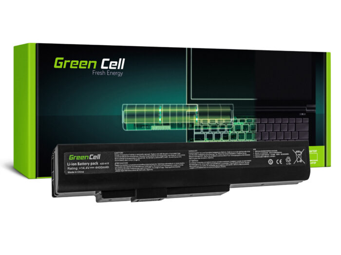 Green Cell batteri A41-A15 A42-A15 för MSI CR640 CX640. Medion Akoya E6221 E7220 E7222 P6634 P6815. Fujitsu LifeBook N532 NH532. - Bild 1