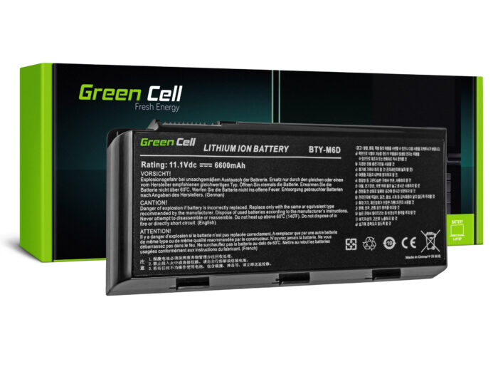 Green Cell Batteri BTY-M6D för MSI GT60 GT70 GT660 GT680 GT683 GT780 GT783 GX660 GX680 GX780 - Bild 1