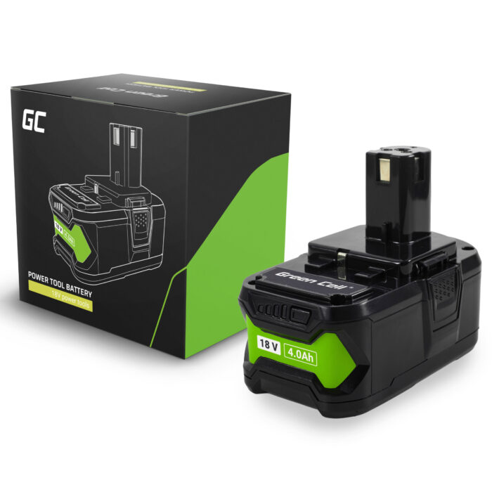 Green Cell batteri för Ryobi ONE+ 18V 4Ah Ersättningsbatteri RB18L40 - Bild 1