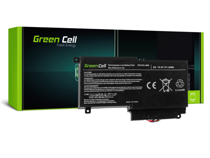 Green Cell batteri PA5107U-1BRS för Toshiba Satellite L50-A L50-A-19N L50-A-1EK L50-A-1F8 L50D-A P50-A L50t-A S50-A. - Bild 1