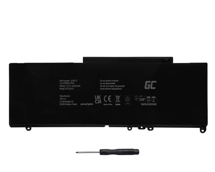 Green Cell batteri G5M10 0WYJC2 för Dell Latitude E5250 E5450 E5550. - Bild 3