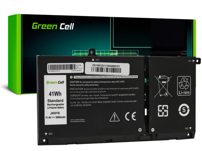 Green Cell batteri YRDD6 1VX1H till Dell Latitude 3510 Inspiron 5501 5301 5505 5401 5402 5502 - Bild 1
