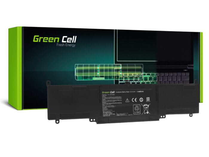 Green Cell batteri C31N1339 för Asus ZenBook UX303 UX303U UX303UA UX303UB UX303L Transformer Book TP300L TP300LA TP300LD TP300LJ. - Bild 1