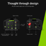Green Cell Strömomvandlare 24V till 230V 300W/600W Modifierad sinuskurva UK PLUG - Bild 3