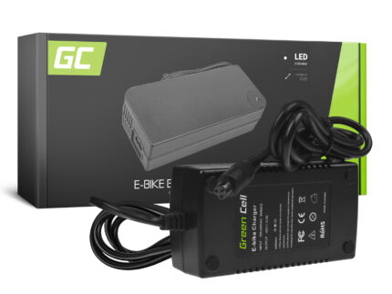 Green Cell Batteriladdare 42V 2A (3 pin) för E-BIKE 36V