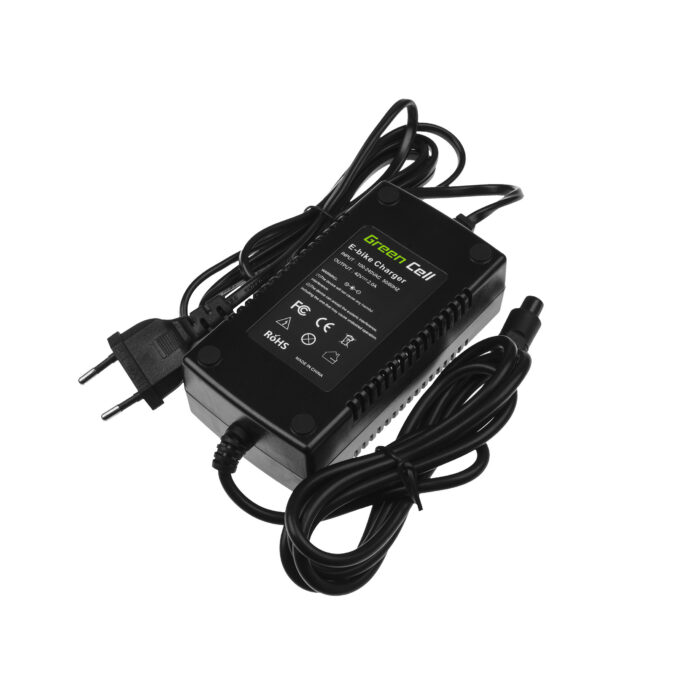 Green Cell Batteriladdare 42V 2A (3 pin) för E-BIKE 36V - Bild 3