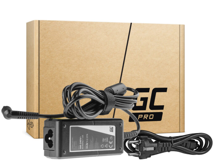 Green Cell PRO Laddare / AC-Adapter 19V 2.37A 45W för Asus ZenBook UX21E UX31E. Acer Chromebook 11 CB3-111 13 CB5-311. - Bild 1