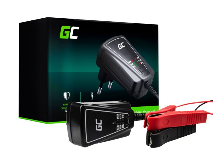Green Cell Batteriladdare för AGM. Gel och Blysyra 6V / 12V (1A) - Bild 1