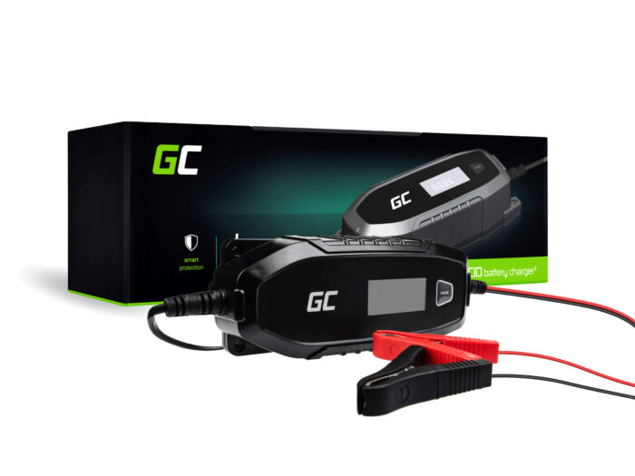 Green Cell Batteriladdare för AGM. Gel och Blysyra 6V / 12V (4A). - Bild 1