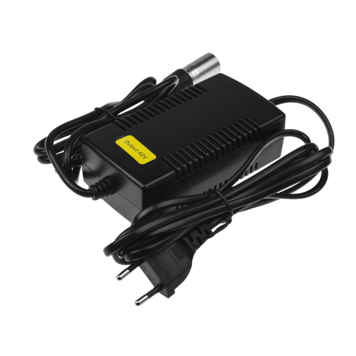 Green Cell Batteriladdare 42V 2A (XLR 3 PIN) för E-BIKE 36V. - Bild 4