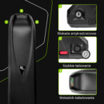 Green Cell E-cykel Batteri 48V 18Ah 864Wh Down Tube Ebike EC5 för Samebike. SMLRO med laddare. - Bild 3
