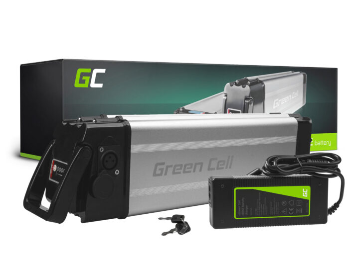 Green Cell batteri 12Ah (288Wh) för Elektriska Cyklar E-Cyklar 24V - Bild 1