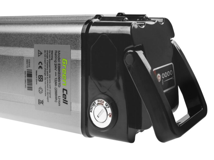 Green Cell batteri 12Ah (288Wh) för Elektriska Cyklar E-Cyklar 24V - Bild 5