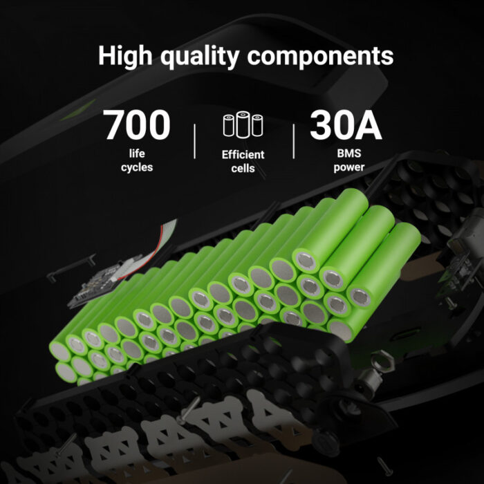 Green Cell Green Cell PowerMove E-Bike Batteri 36V 14.5Ah Li-Ion Down Tube med laddare. - Bild 4