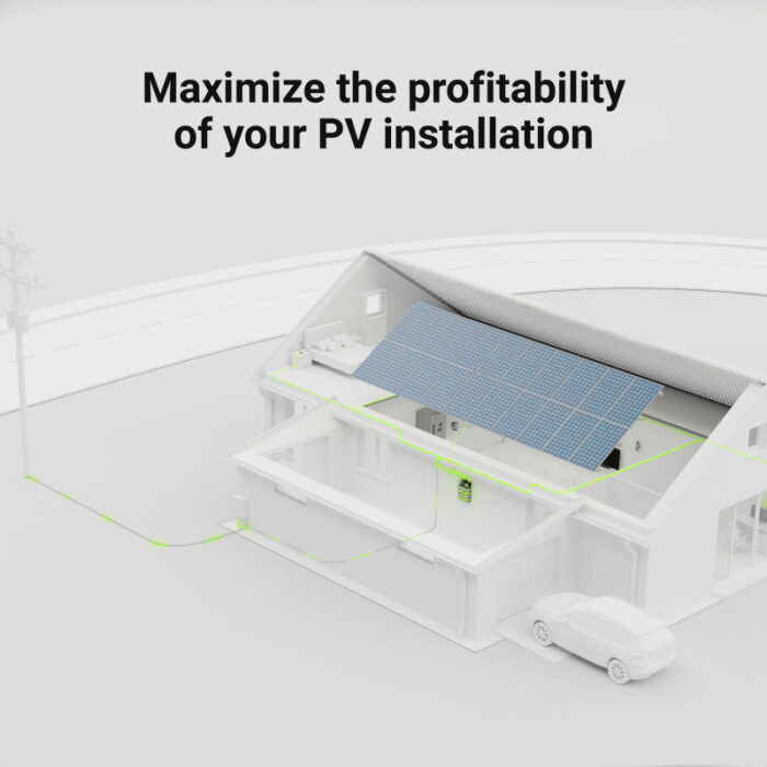 Green Cell PowerNest Energilagring för solsystem / LiFePO4 Batteri / 5 kWh 51.2 V. - Bild 3