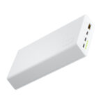 Green Cell PowerPlay 20S Vit Power Bank 20000mAh 22.5W PD USB C med Snabbladdning Bärbar Telefonladdare för iPhone 15 14