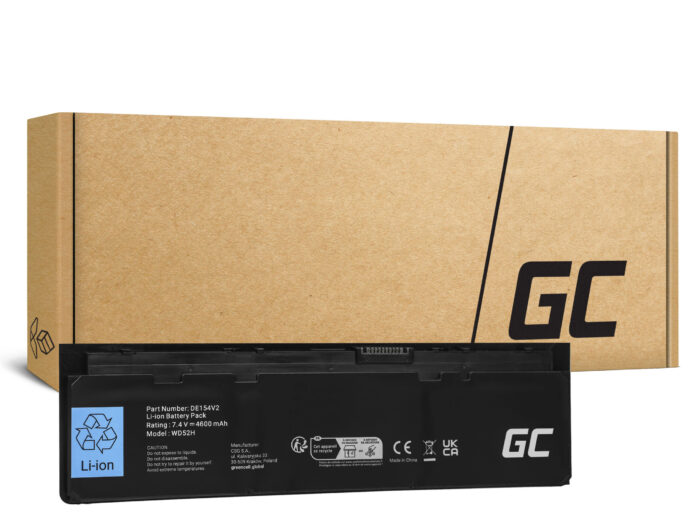 Green Cell Laptop Batteri WD52H VFV59 för Dell Latitude E7240 E7250 - Bild 1