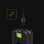 Green Cell Strömomvandlare 24V till 230V 150W/300W Modifierad sinusvåg - Bild 2